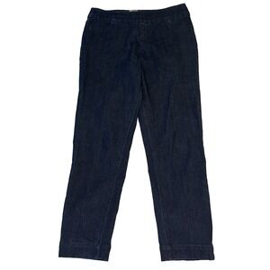 Soft Surroundings Denim Pull On Slim Leggings Jeggings Jeans Size Medium